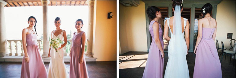 Wedding dress for flower girl by Italian high fashion tailor