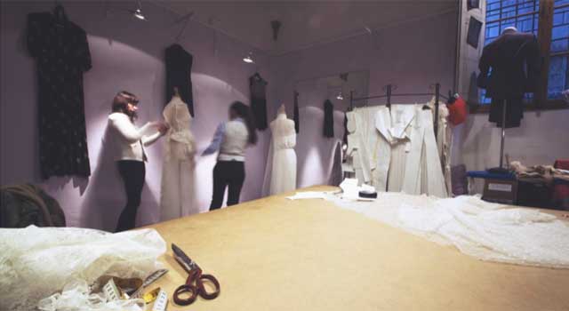 Wedding dress tailor atelier in Florence