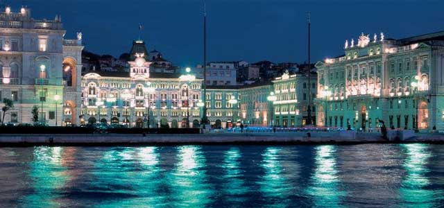 The beautiful Piazza Unità in Trieste - image from turismofvg.it