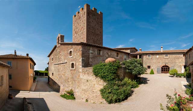 Historic buildings at Tenuta Marsiliana