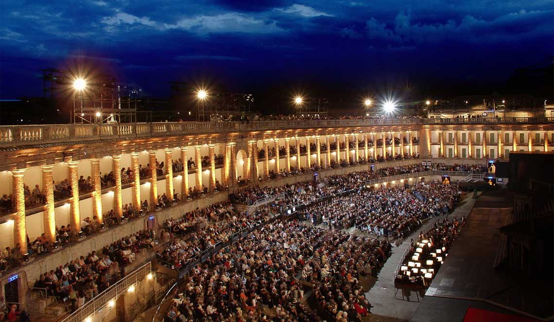 Italy’s lesser-known theaters:  the Sferisterio of Macerata